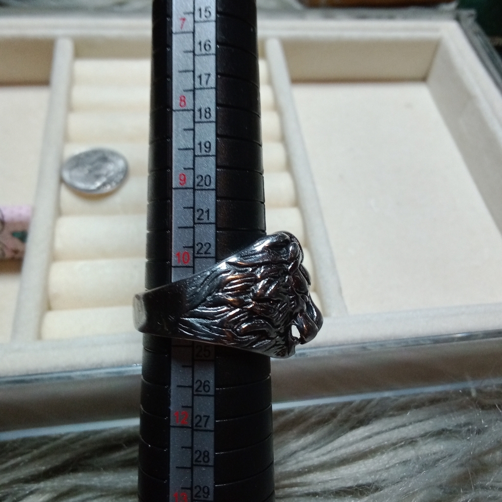 Men's silver ring - Picture 3 of 3